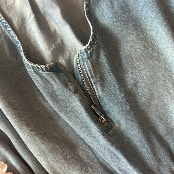 Juicy Couture Soft Denim Romper Size Large - Picture 3 of 8